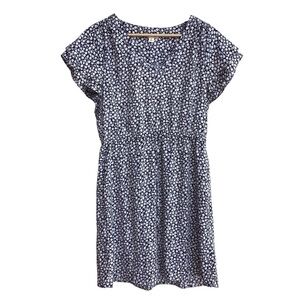 Goodthreads Navy Blue Ditzy Floral Dress NEW